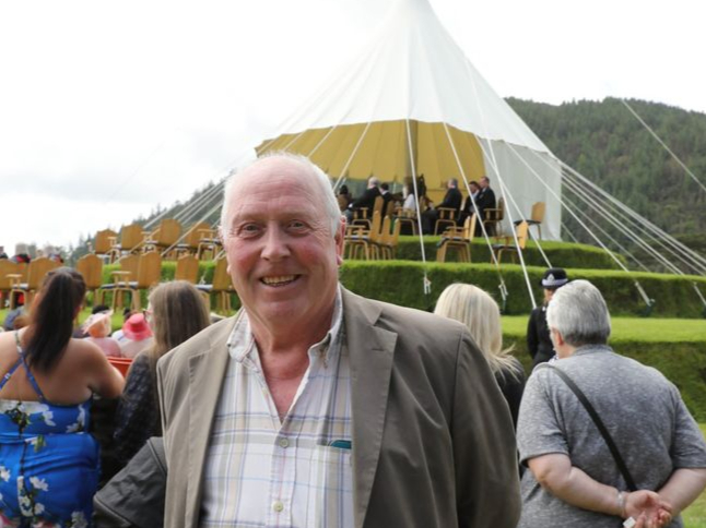 Petitioner at Tynwald Day 2022. Photo by Callum Staley (CJS Photography)