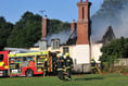 More than 70 firefighters tackle thatched property blaze