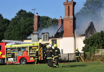 More than 70 firefighters tackle thatched property blaze