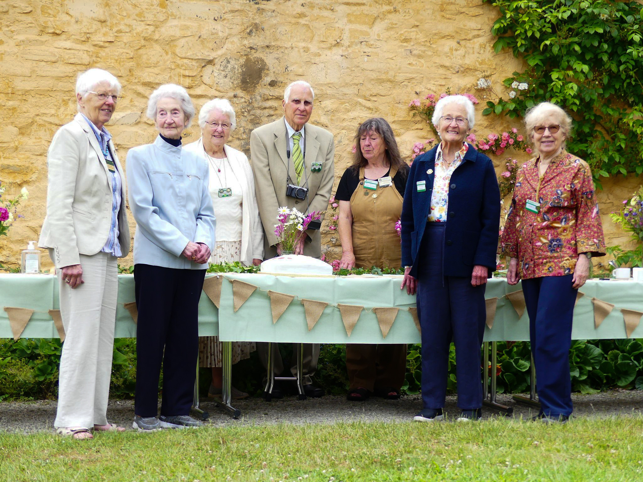 Some of the volunteers have given their time to Llanerchaeron for more than three decades Photos by Ellen Hickmott and Hannah Mitchell