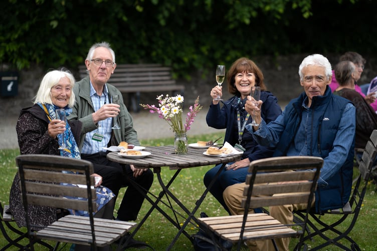 Some of the volunteers have given their time to Llanerchaeron for more than three decades Photos by Ellen Hickmott and Hannah Mitchell