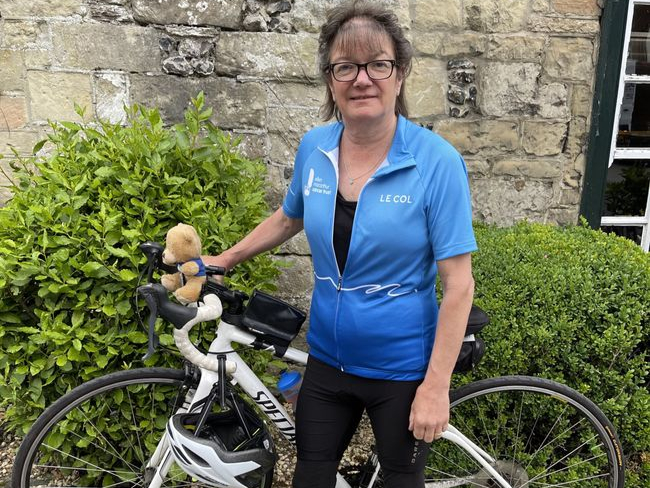 Haslemere mum Theresa Kennedy has raised more than £1,000 for the Ellen MacArthur Cancer Trust
