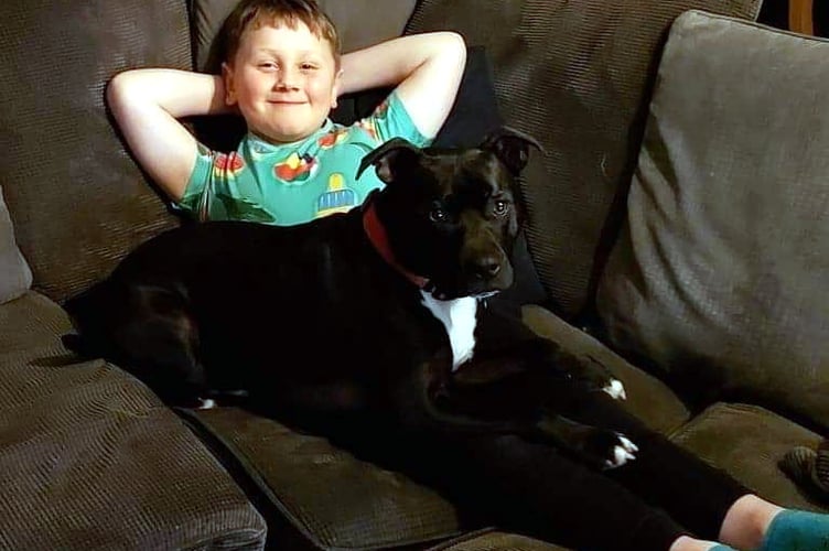 Rocco with Joey Green.