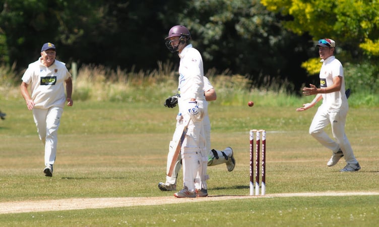 IN PICTURES: Action from Saturday’s Devon Cricket League B Division clash between Dartington & Totnes and Tavistock in the scorching heat. Pictures by Steve Pope.