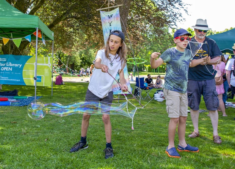 during the Tavistock Carnival on the 16th July 2022 PHOTO: Dave Crawford