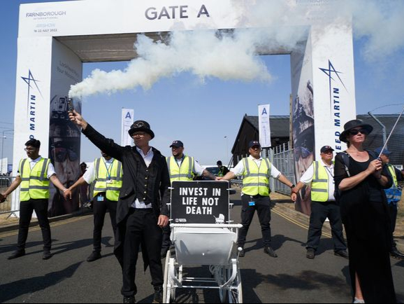 Eco-activists make their point