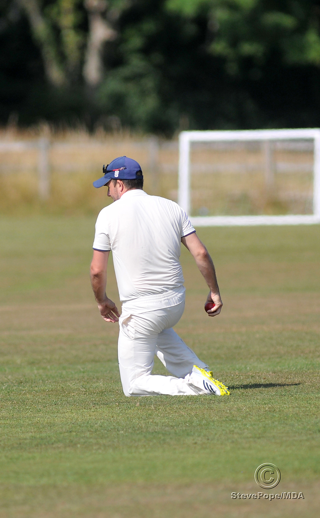 Action from the Devon Cricket League B Division clash between Chudleigh and Ipplepen on Saturday.