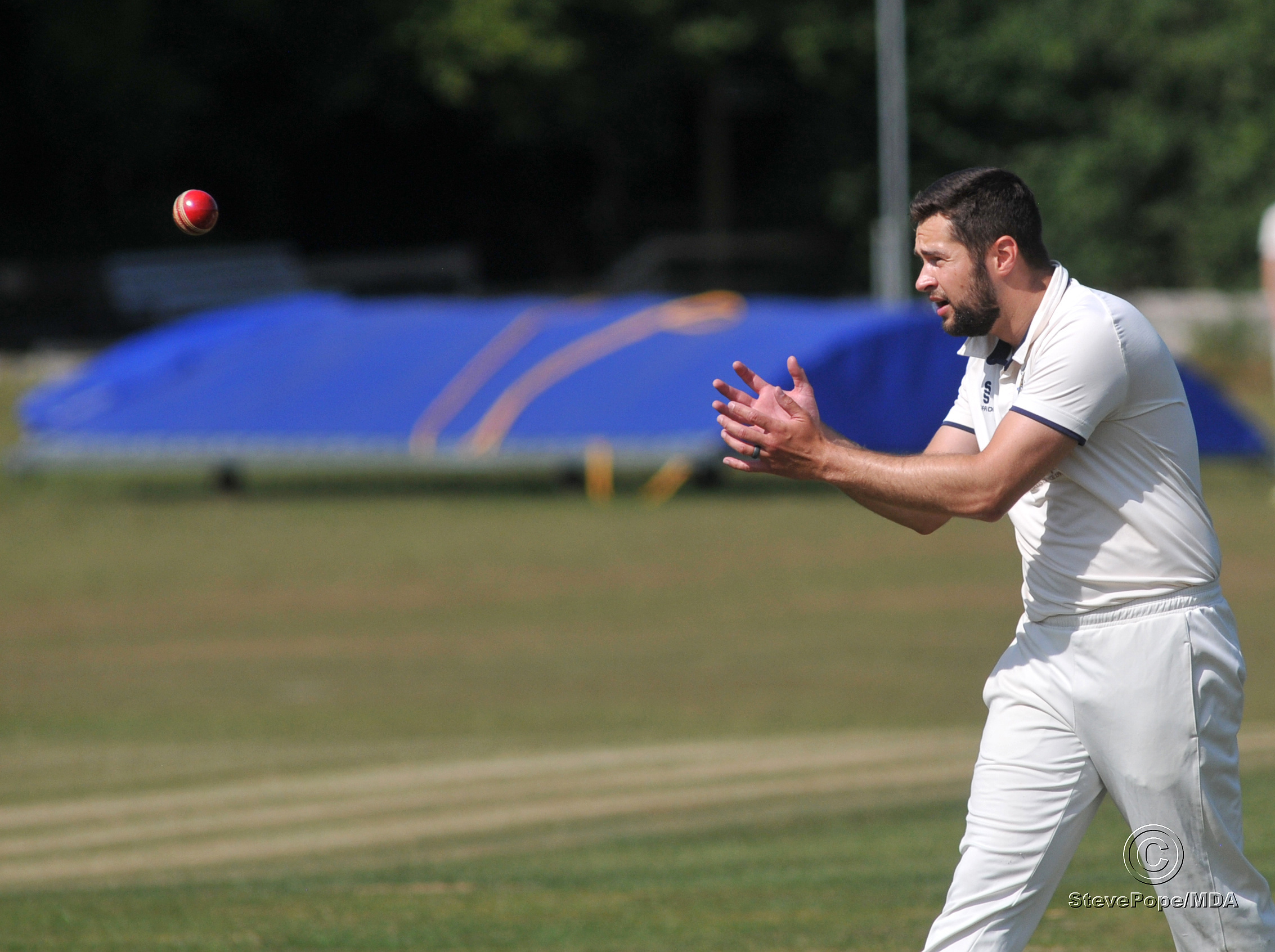 Action from the Devon Cricket League B Division clash between Chudleigh and Ipplepen on Saturday.