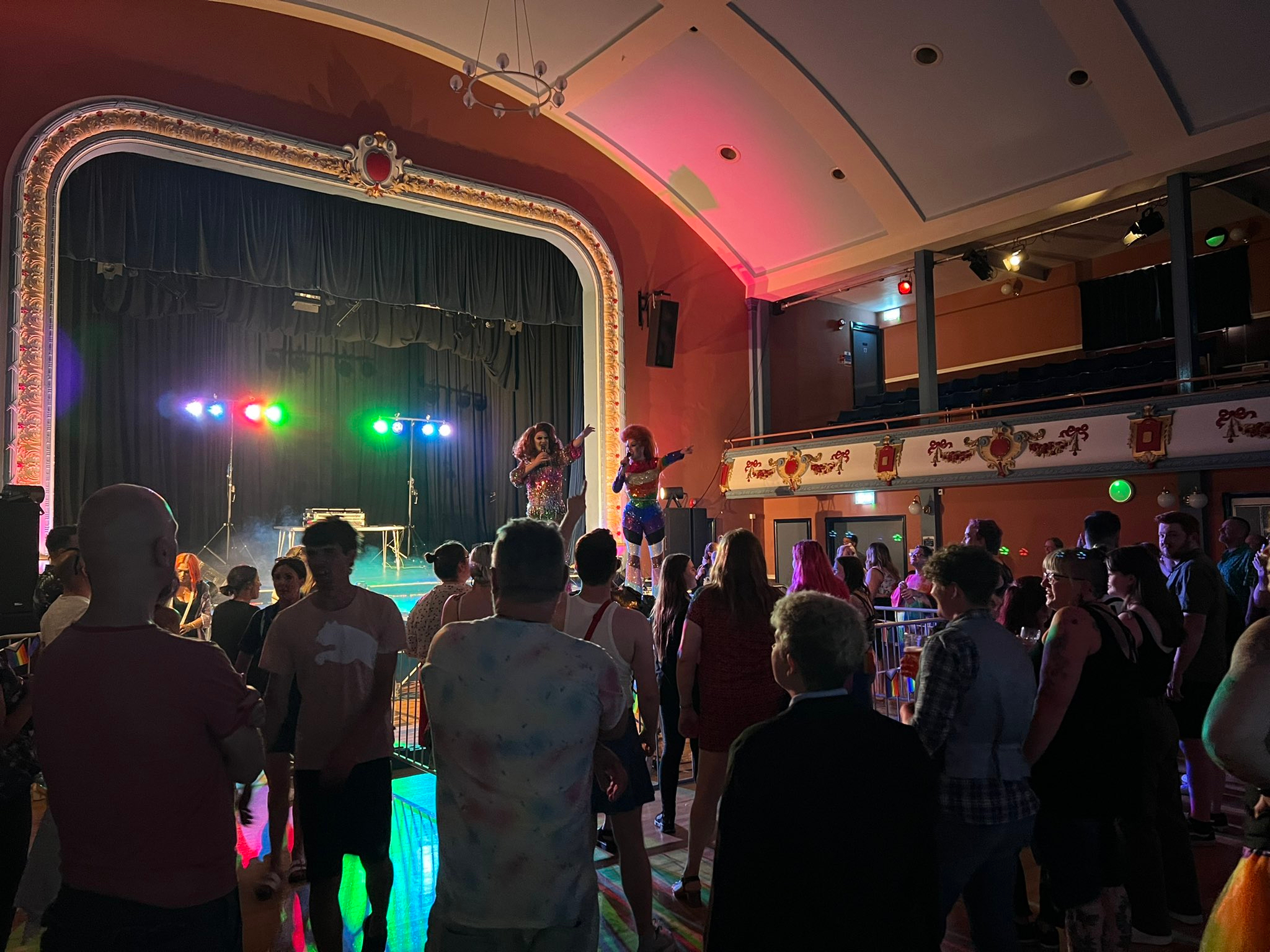 Cllr Matthew Dorrance shared this picture of the evening event at Pavilion Mid Wales on Twitter