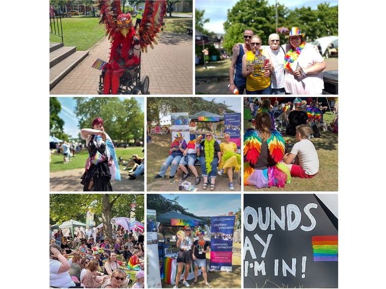 Photos of the day shared on Twitter by the Powys Association of Voluntary Organisations