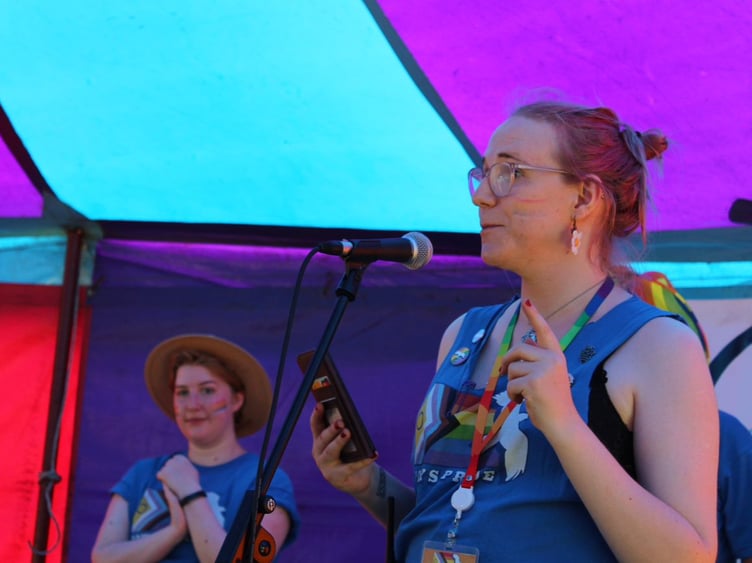 Speeches at Powys Pride
