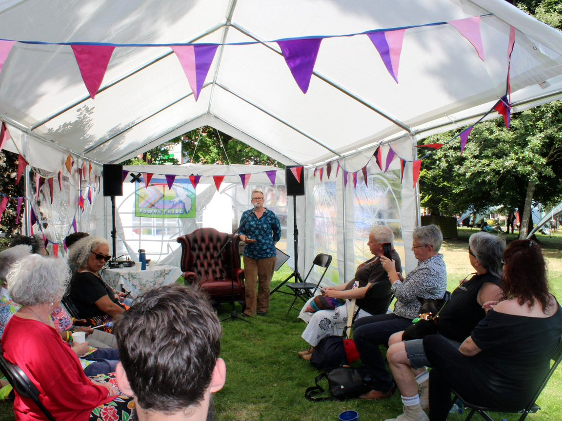 Jane Campbell speaking at the landmark event