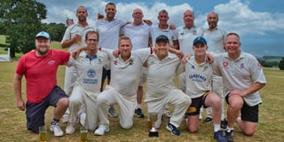 Crediton Rugby Club win Sandford Cricket Club Community League 100