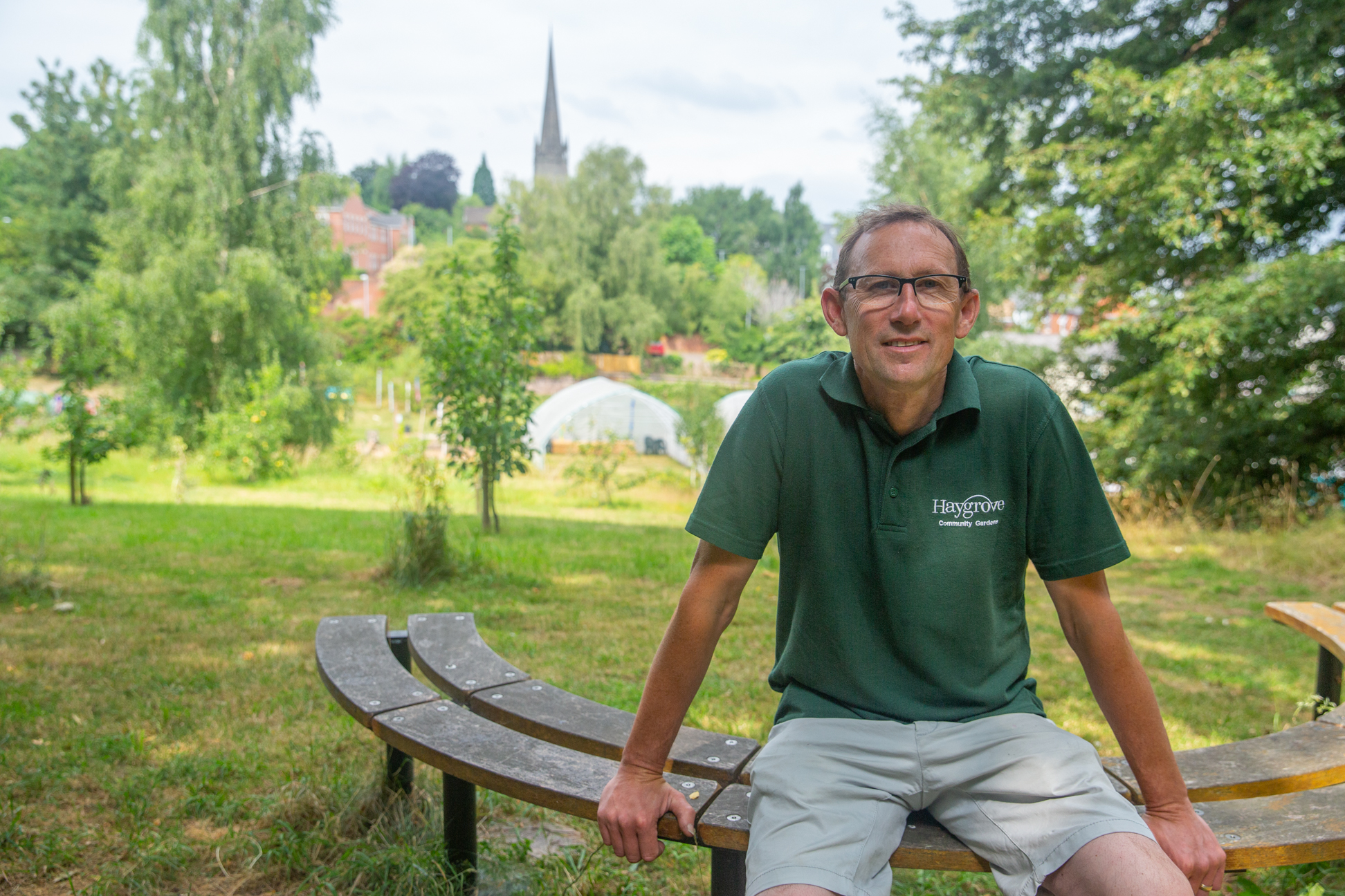 Tim Shelley and the volunteers at Ross Community Garden have been recognised in the B&Q Gardener of the Year awards