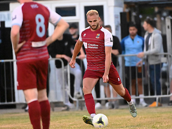 Farnham Town in pre-season action
