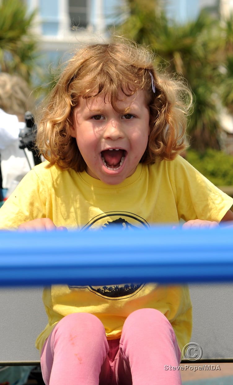 Children's playpark at The Den, Teignmouth, re-opens after refurbishment.