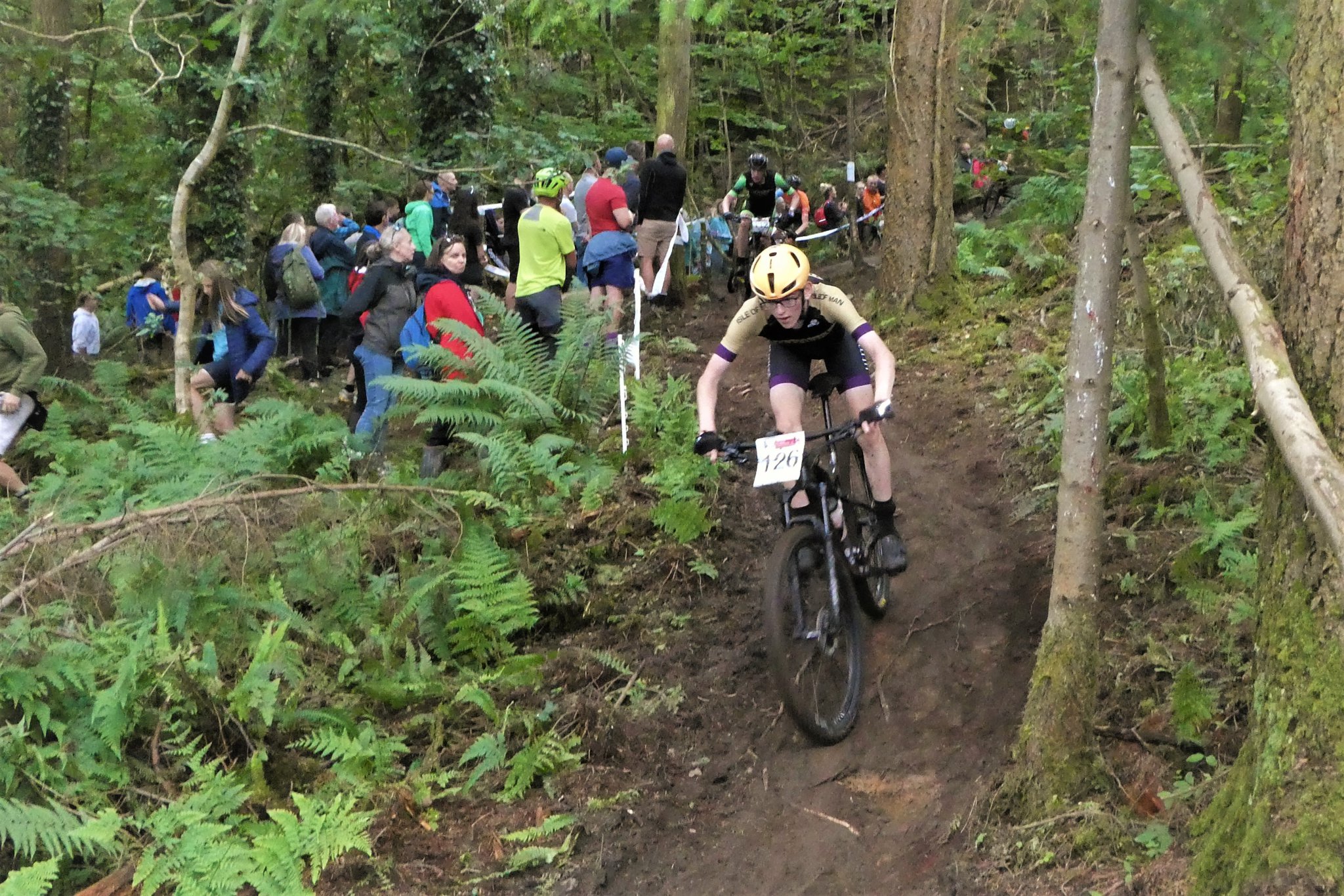 Callum Salisbury, junior class of the BC Xcountry mtb champs 2022