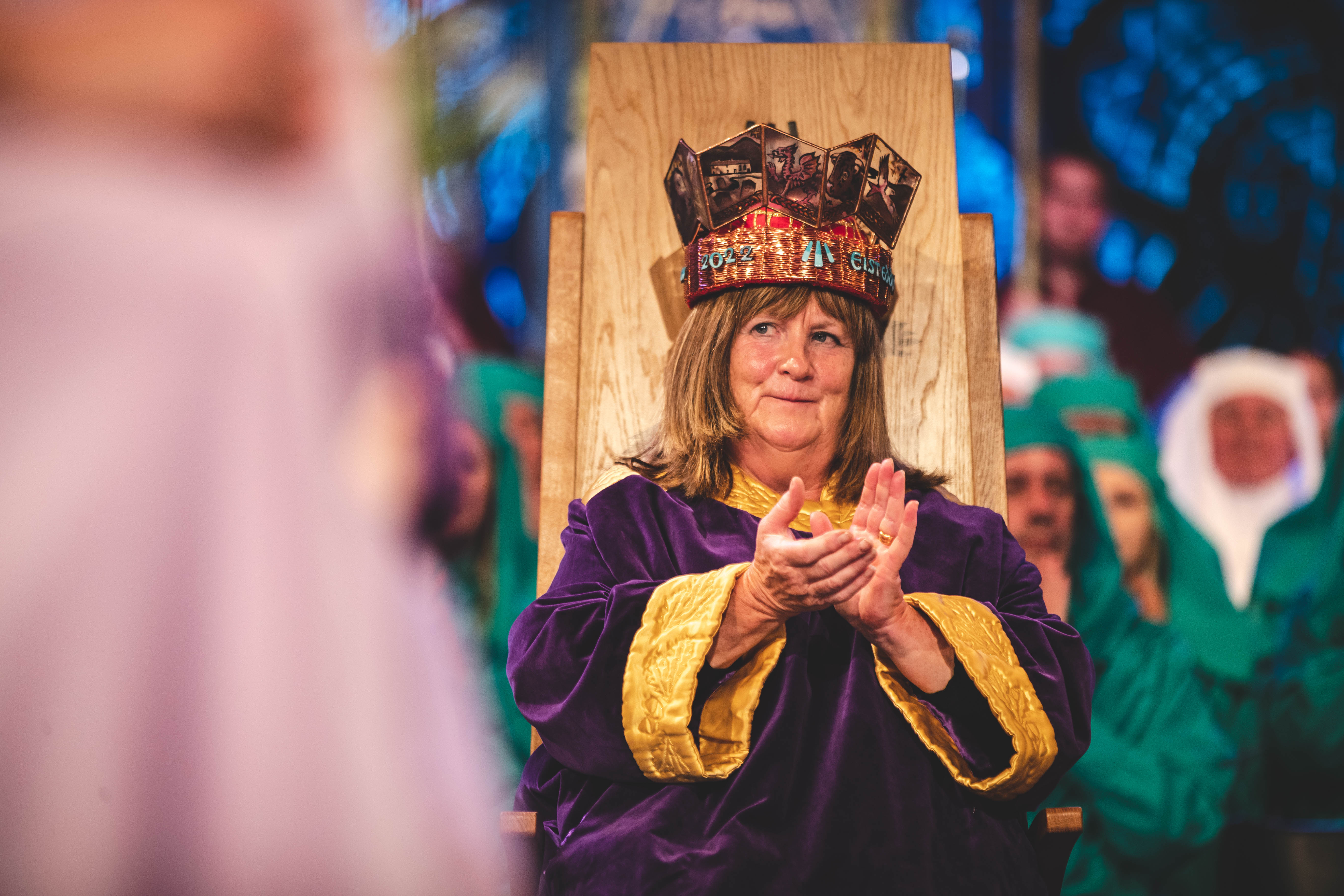 Esyllt Maelor from Morfa Nefyn was named the winner of the Crown earlier today