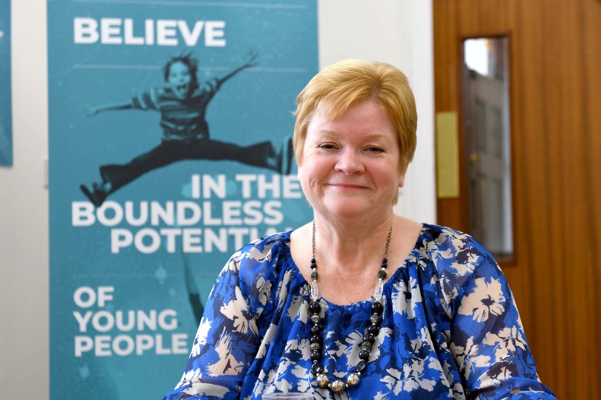 Sue Cook, chief executive of Junior Achievement (DK220720-21)