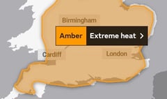 Amber warning of extreme heat