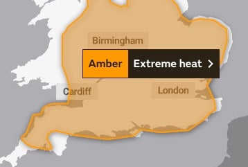mber Warning of Extreme Heat for Devon.