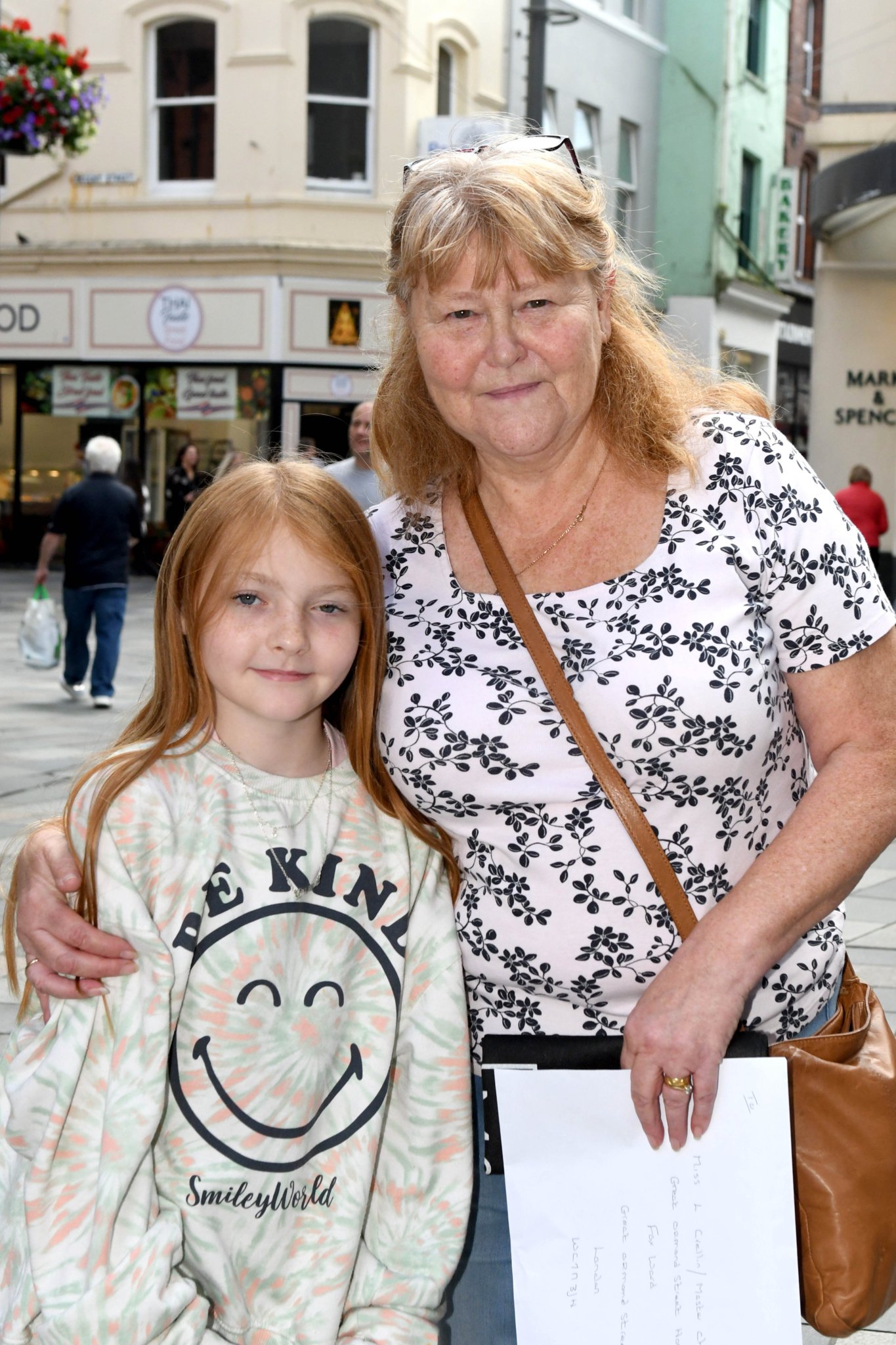 Public opinions on women’s sport - Janet Crellin (left) with her granddaughter Phoebe Allsey (11)