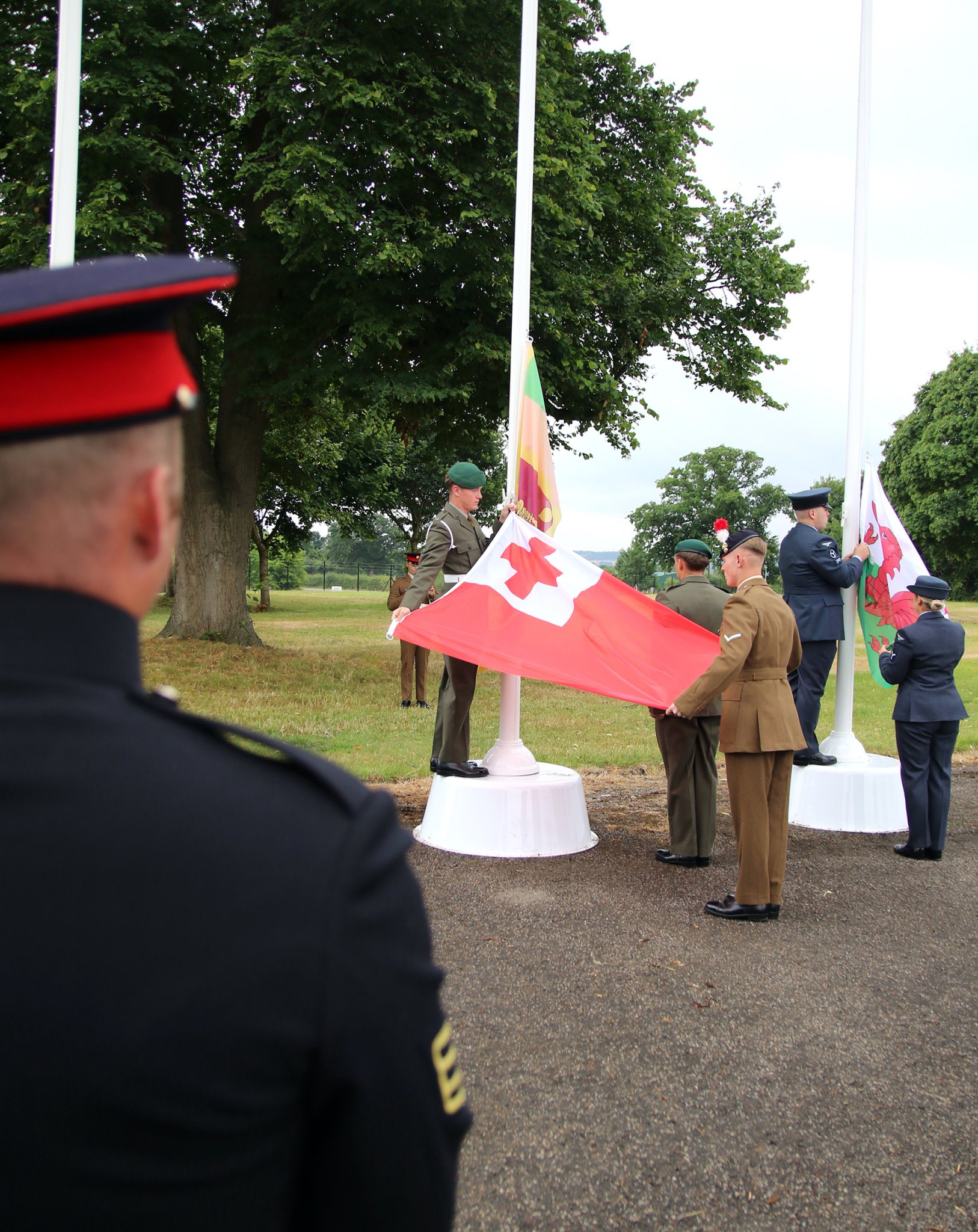On Friday, July 22, at Nescliffe Training Camp, military personnel from the Navy, Army and the Royal Airforce were undertaking a practice parade for the Commonwealth Games 2022, which saw the military personnel honing their skills and drills in parade techniques and ceremonial duties. Pictured is Private Georgina Hide, 4 Medical Regiment. Pictures: Garry Fox