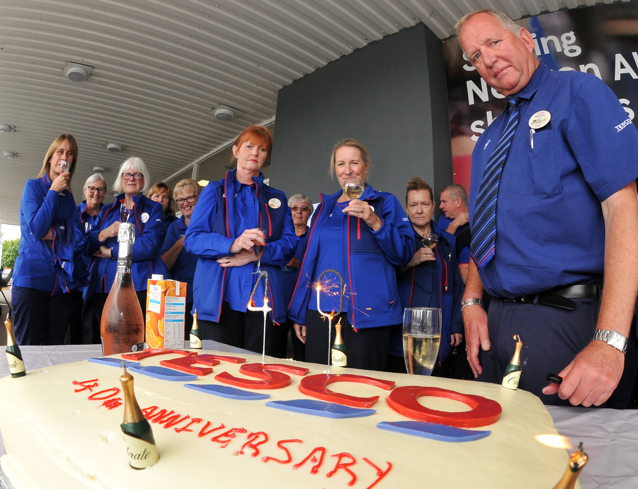 Photo: Steve PopeMDA030822B_SP002Tesco superstore in Kingsteignton celebrates its 40th anniversary
