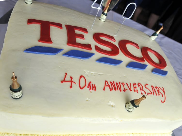 Photo: Steve Pope MDA030822B_SP001
Tesco superstore in Kingsteignton celebrates its 40th anniversary