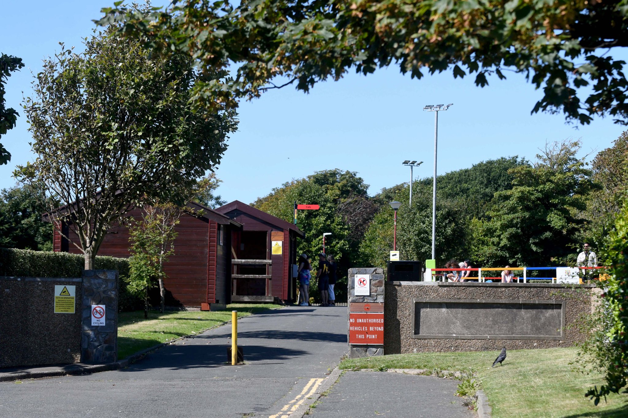 Onchan Park - entrances