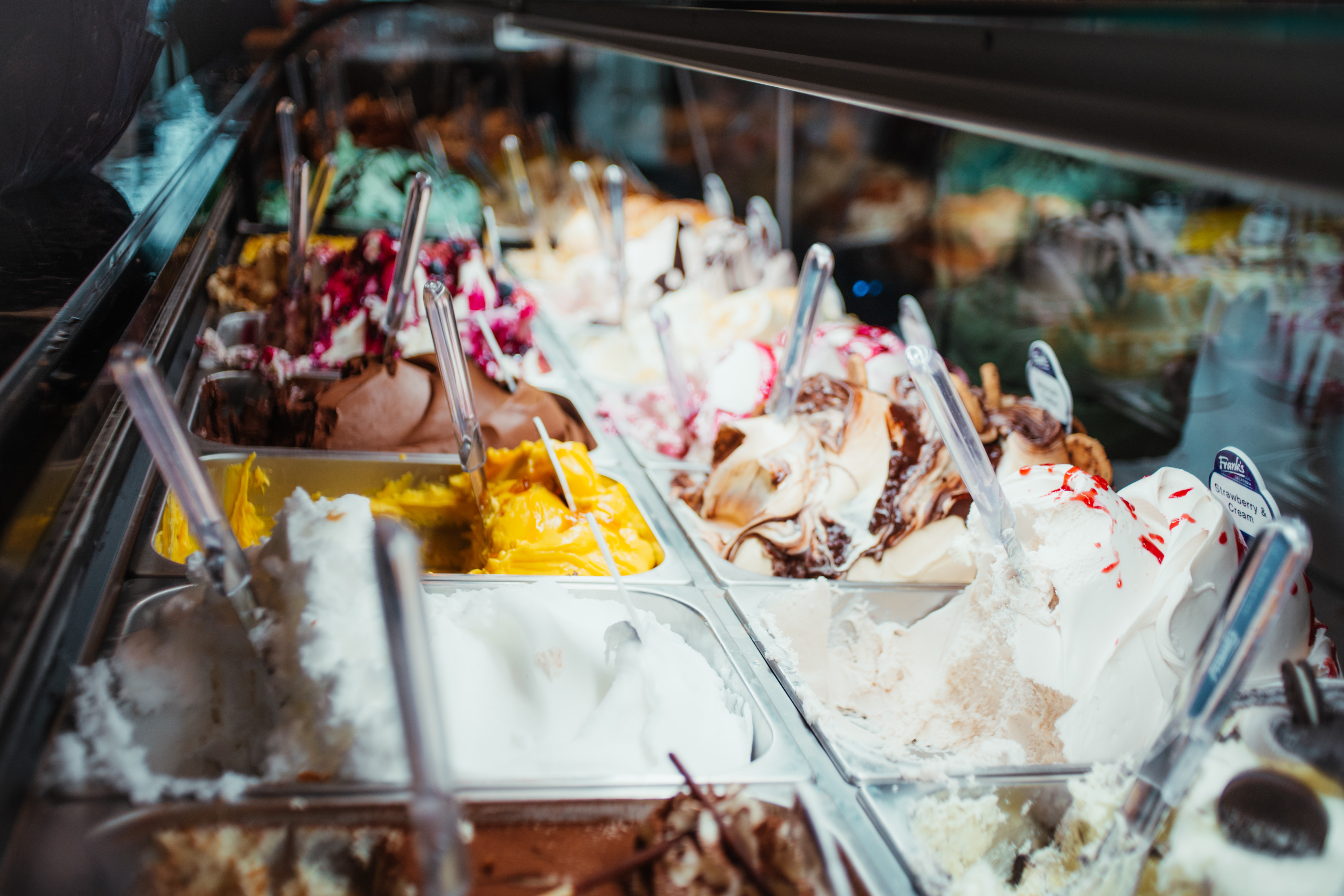Franks gelato flavours