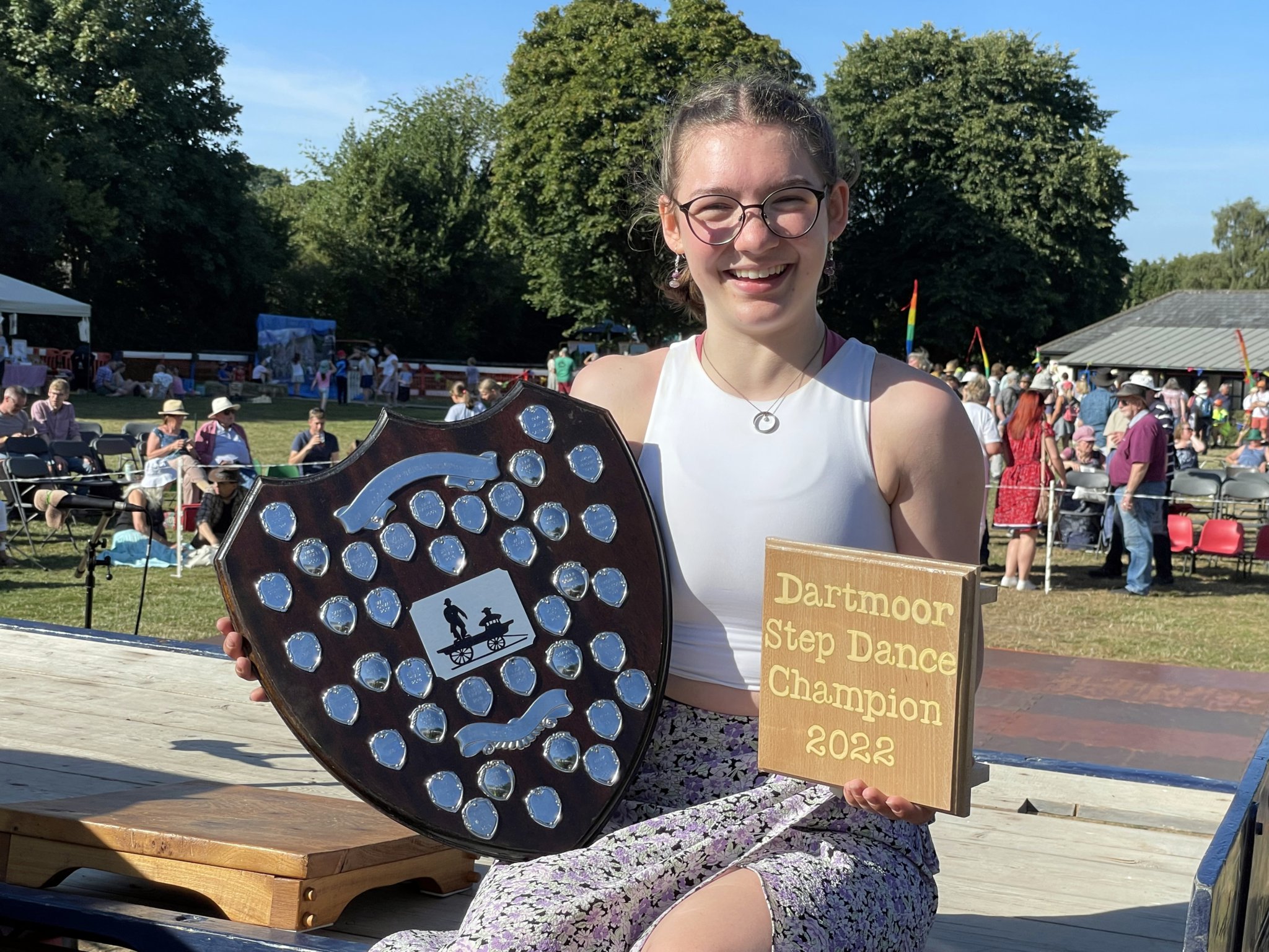 Alice Knight, 2022 Dartmoor Step Dance Champion.