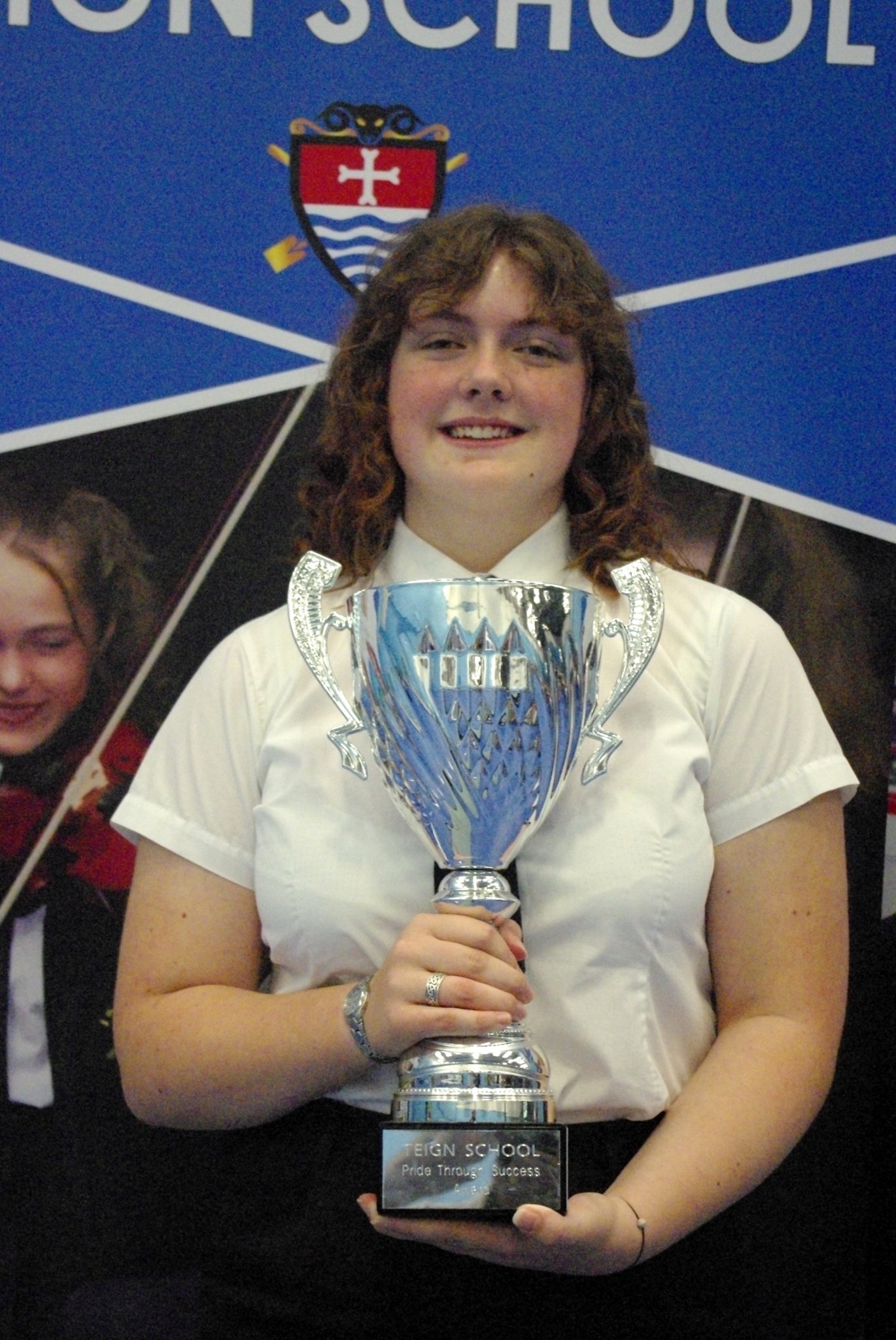 Zoe Ayling (Year 10), winner of Teign’s Pride Through Success Award.
Picture: Teign School (2022)