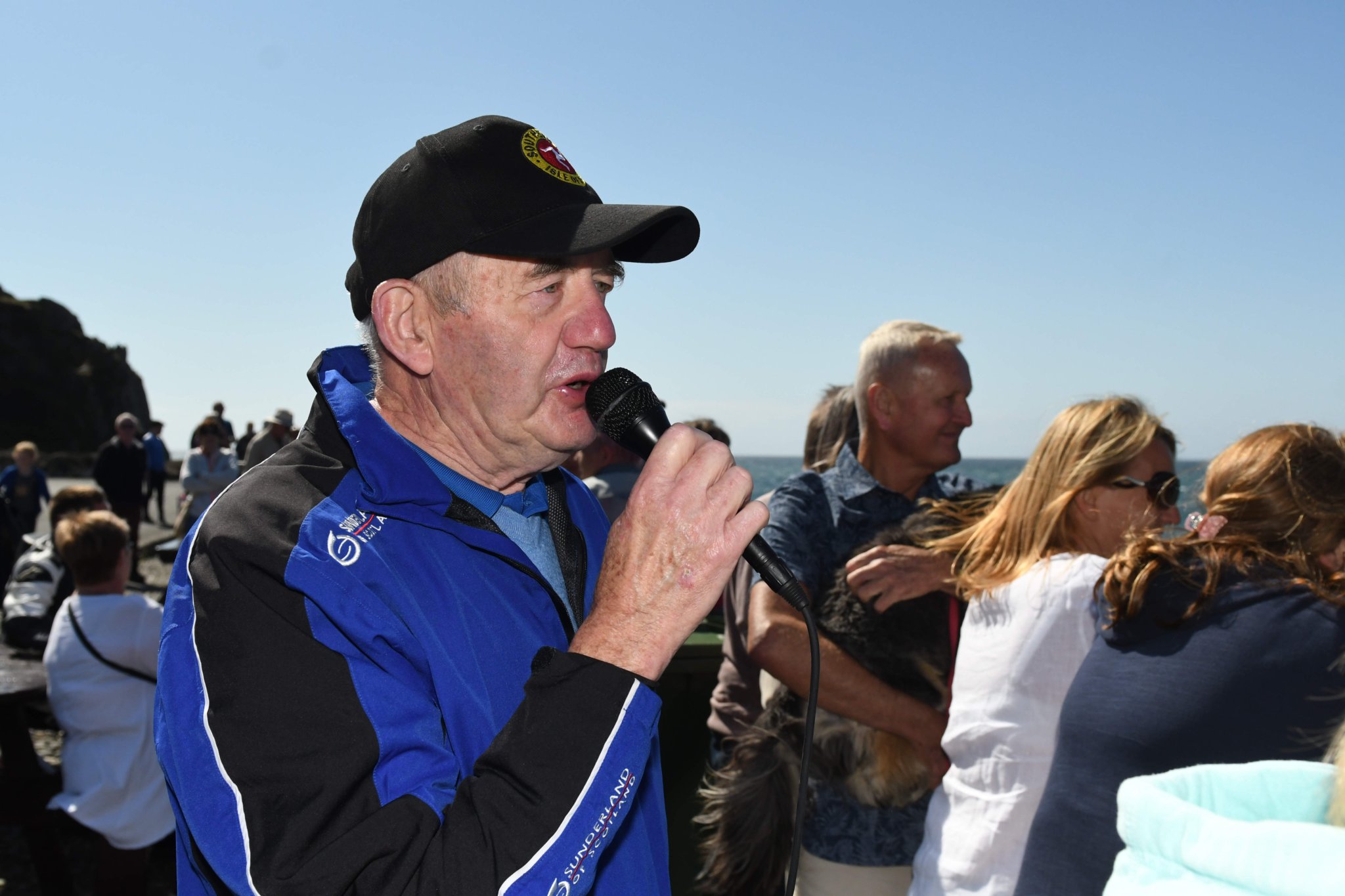 The build-a-boat competition and race at Fenella beach, part of the 2022 Peel Traditional Boat Festival -