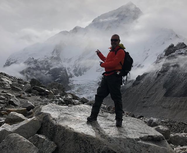 Brecon’s David sings ‘highest Calon Lan ever’ on Mount Everest 