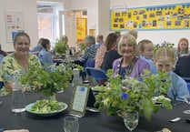 St Ives pupils organise lunch for important guests