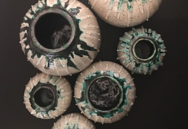 A work by Tim Kennedy being exhibited at the Festival of Crafts in Farnham Maltings on October 15th and 16th 2022.