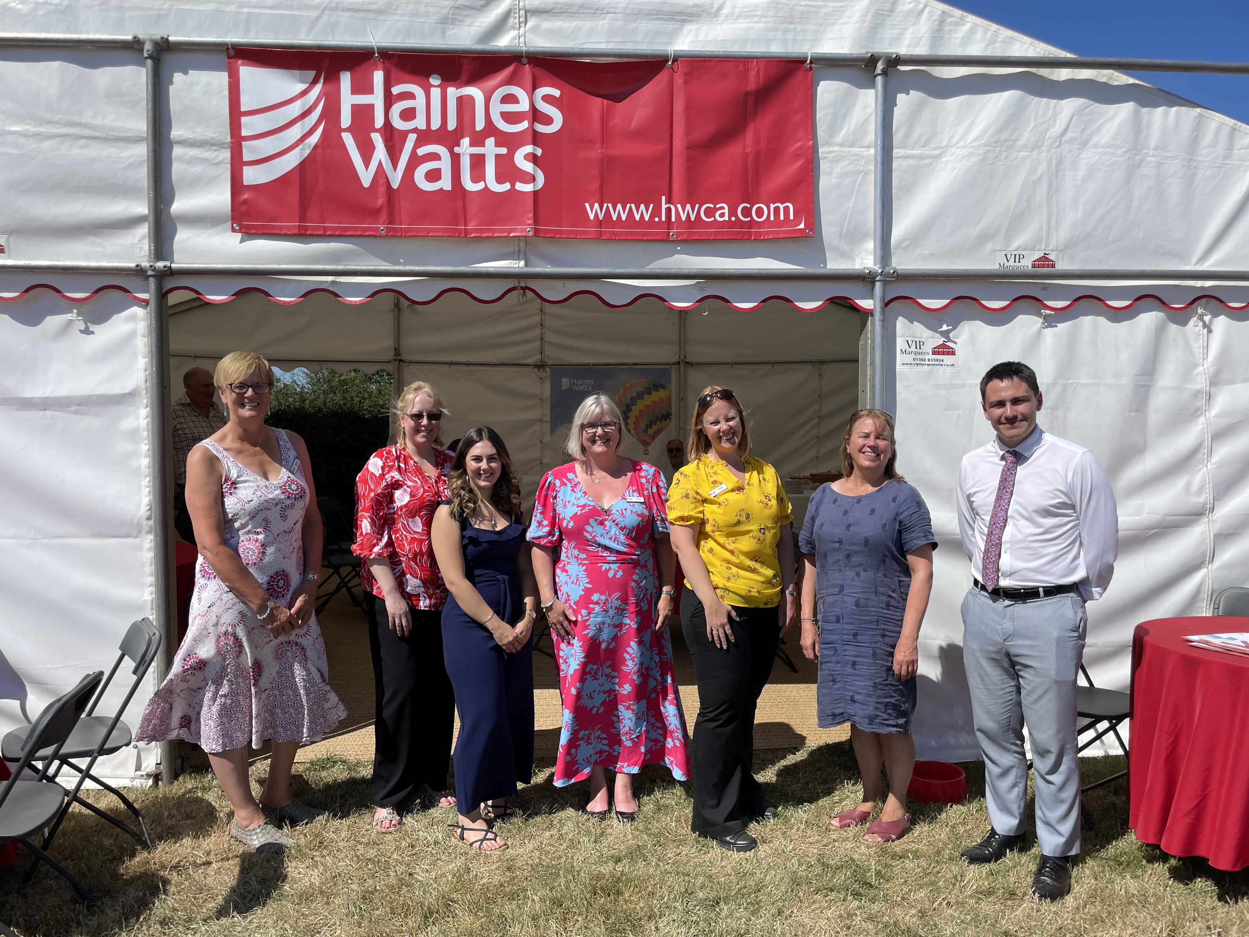 Haines Watts, accountants of Crediton and Exeter had a stand at the Show. AQ 3039