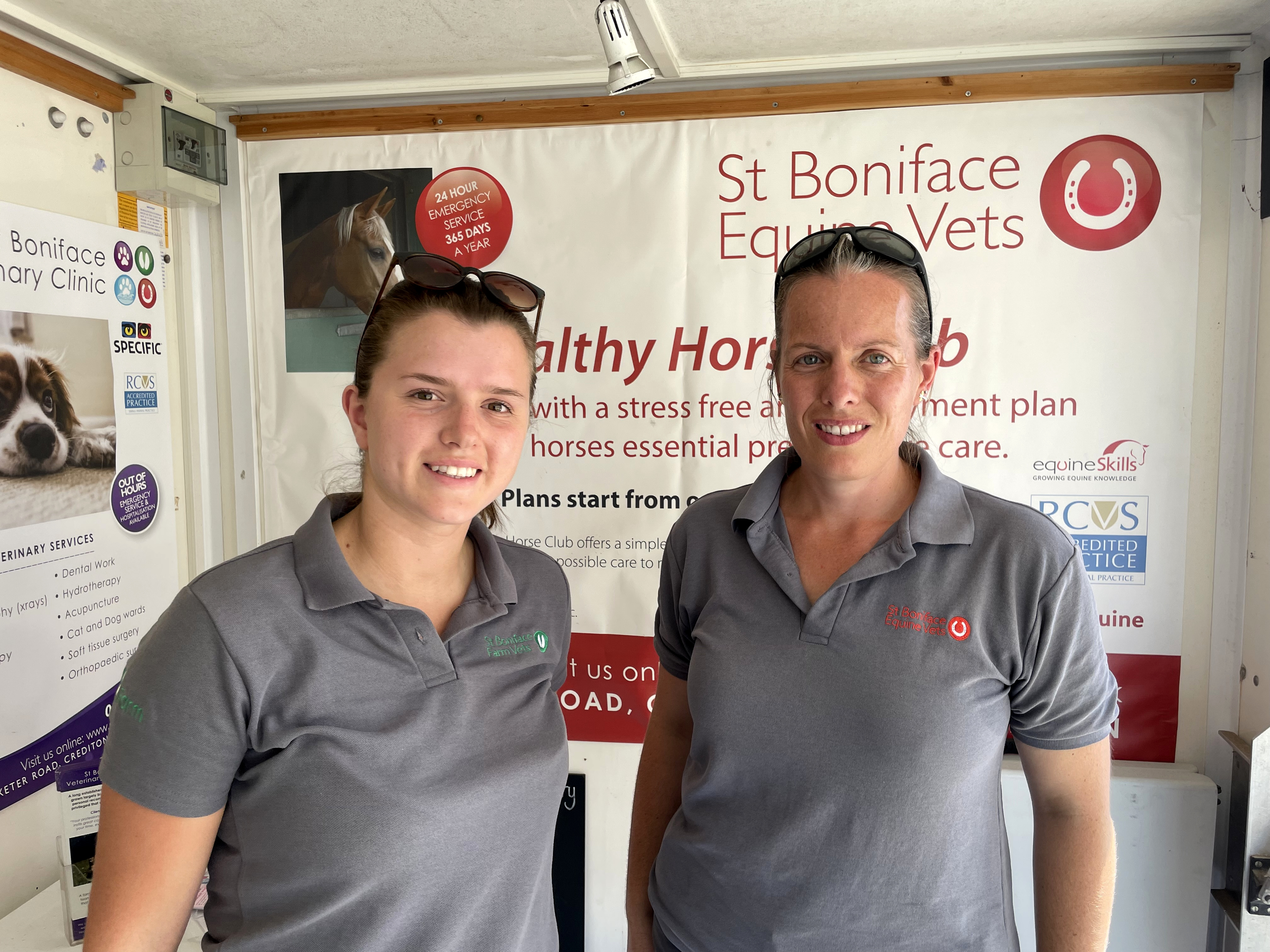 St Boniface Vets of Crediton had a stand at the Show. AQ 3045