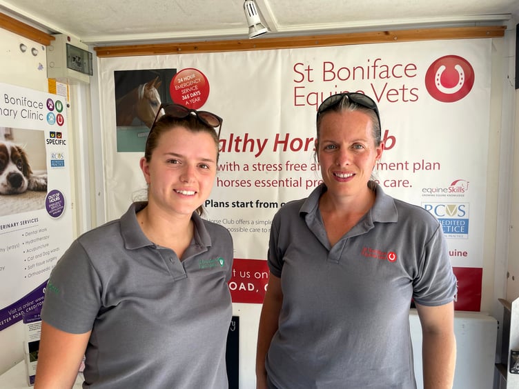 St Boniface Vets of Crediton had a stand at the Show. AQ 3045