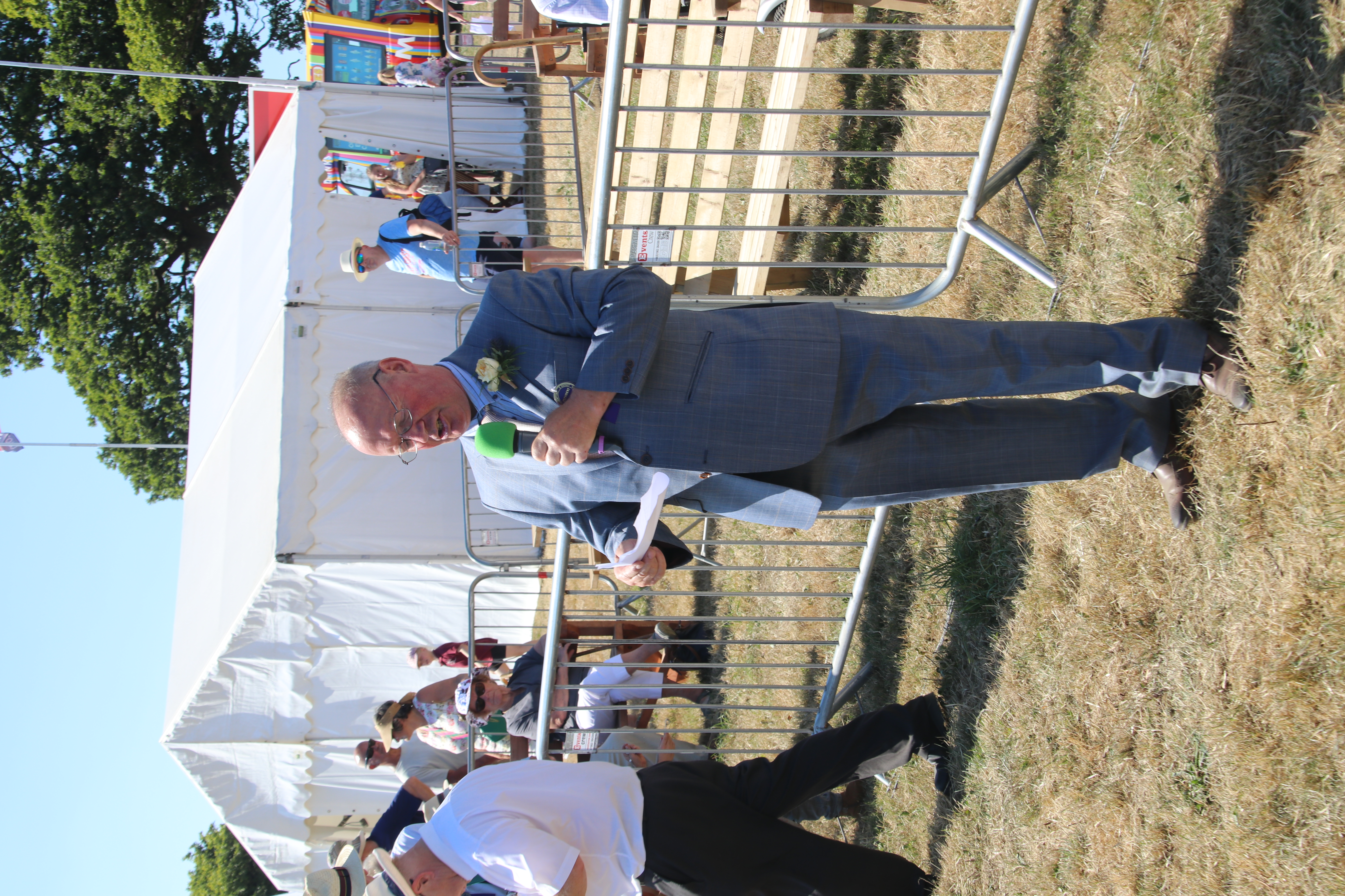 John Heard, Show President, during his speech. AQ 8280