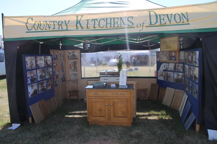 Country Kitchens of Devon stand. AQ 8288