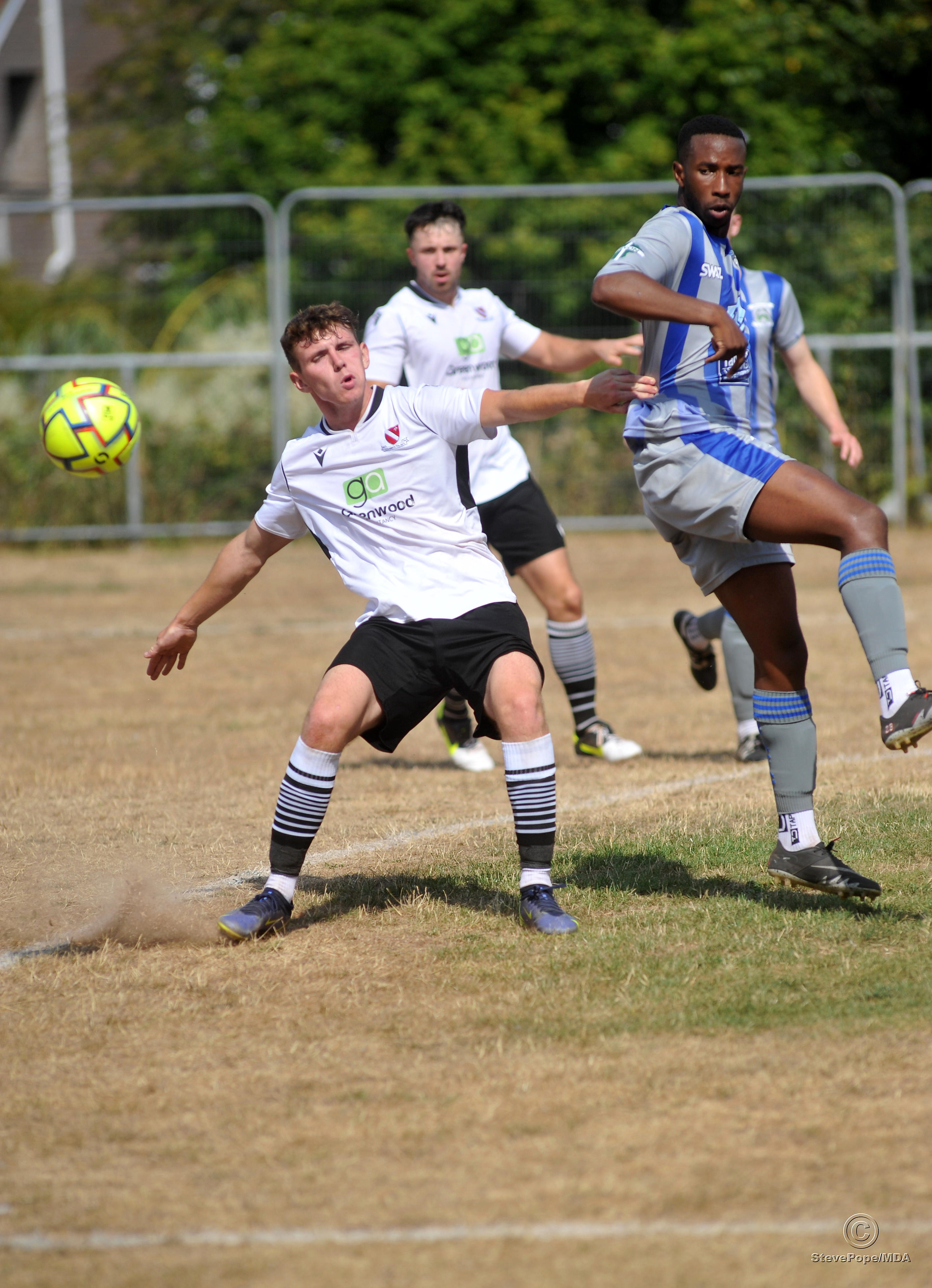 Action from the Peninsula Premier East clash between Teignmouth and Holsworthy on Saturday.