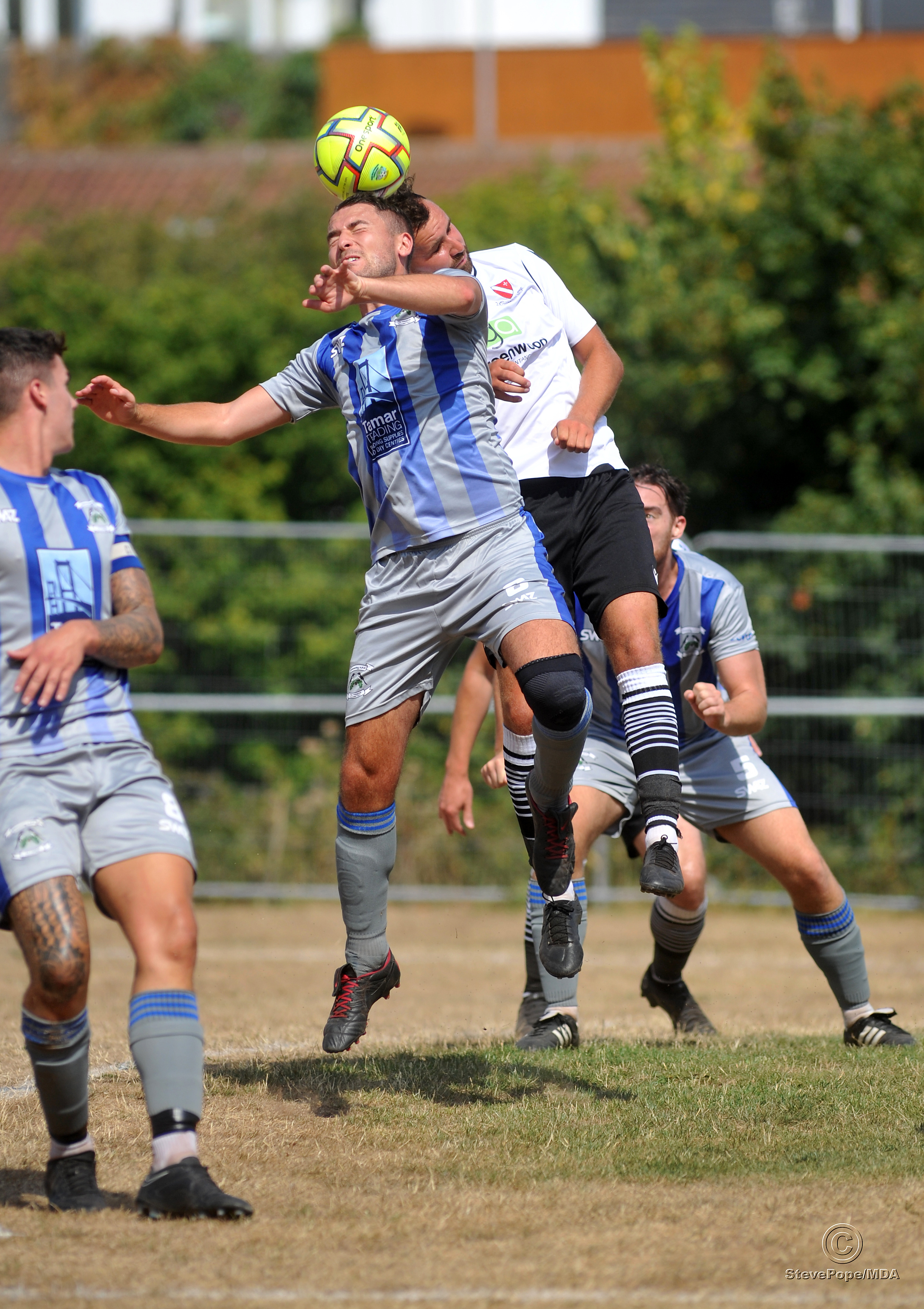 Action from the Peninsula Premier East clash between Teignmouth and Holsworthy on Saturday.