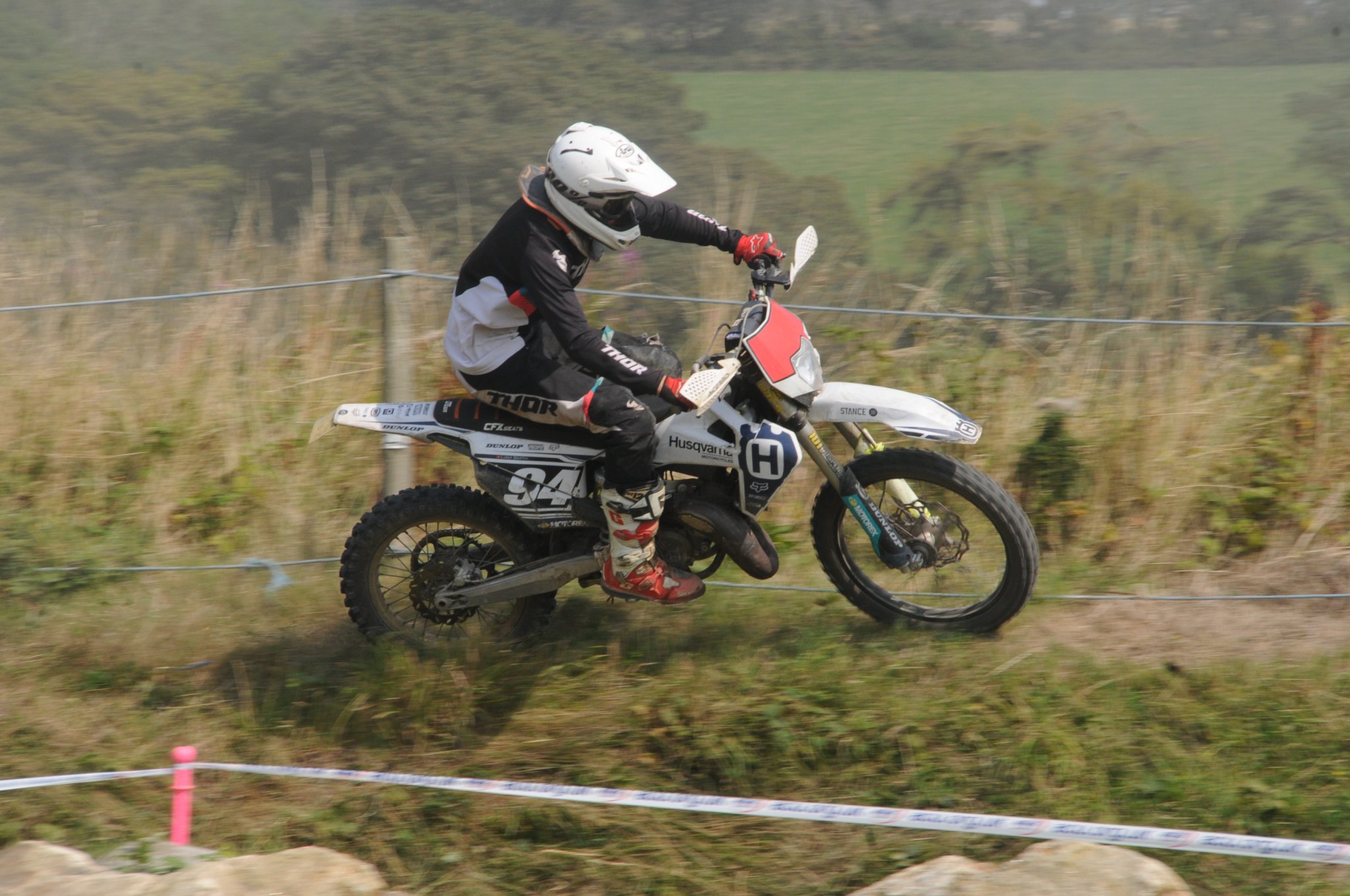 Teenager Liam Smith won the Clubman class on Sunday aboard his 125 Husqvarna (JW220816(2784))