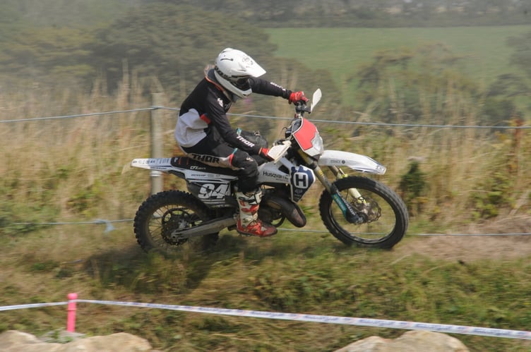 Teenager Liam Smith won the Clubman class on Sunday aboard his 125 Husqvarna (JW220816(2784))