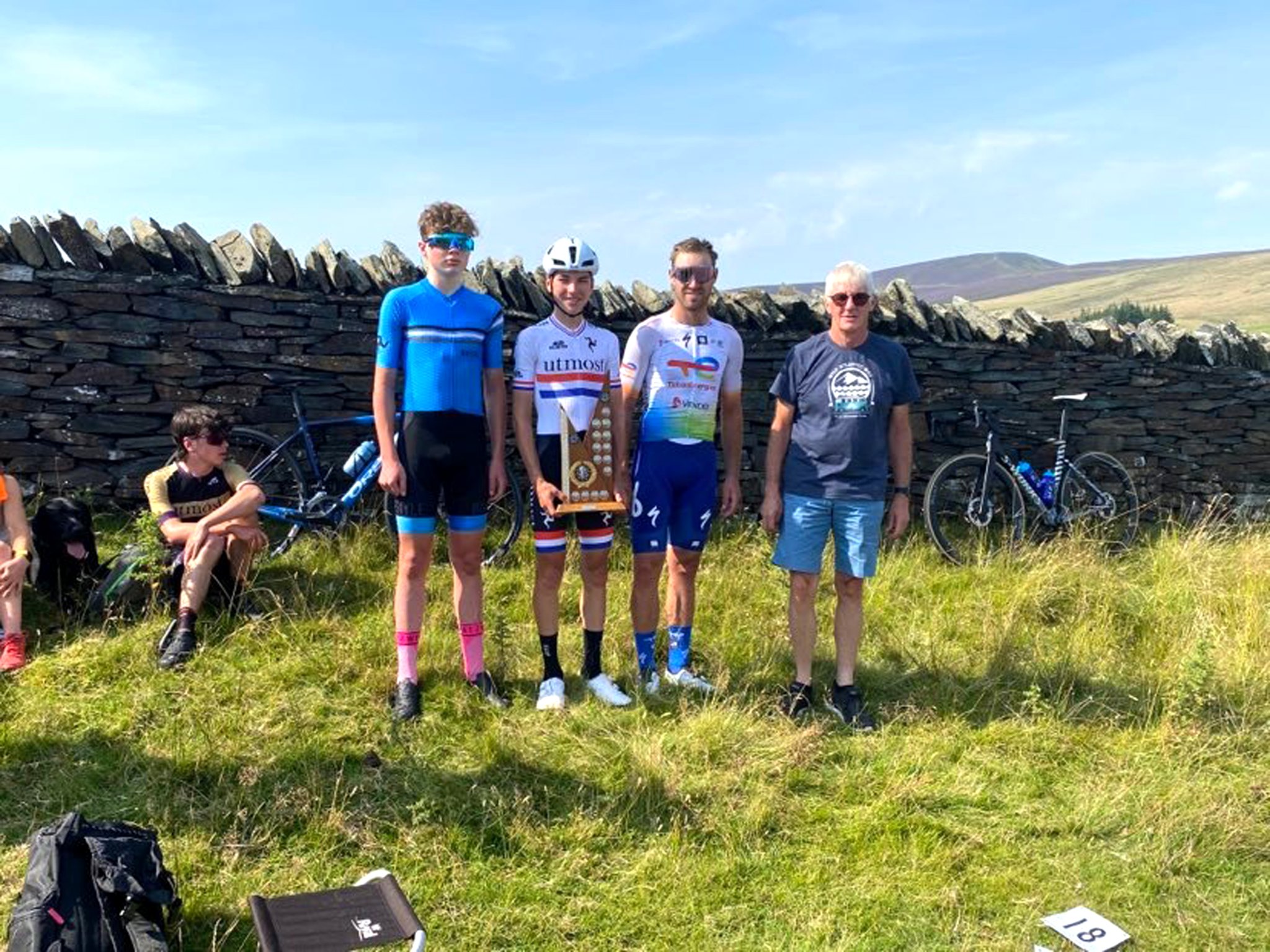 Overall top three in Fred Kelly RR 2022