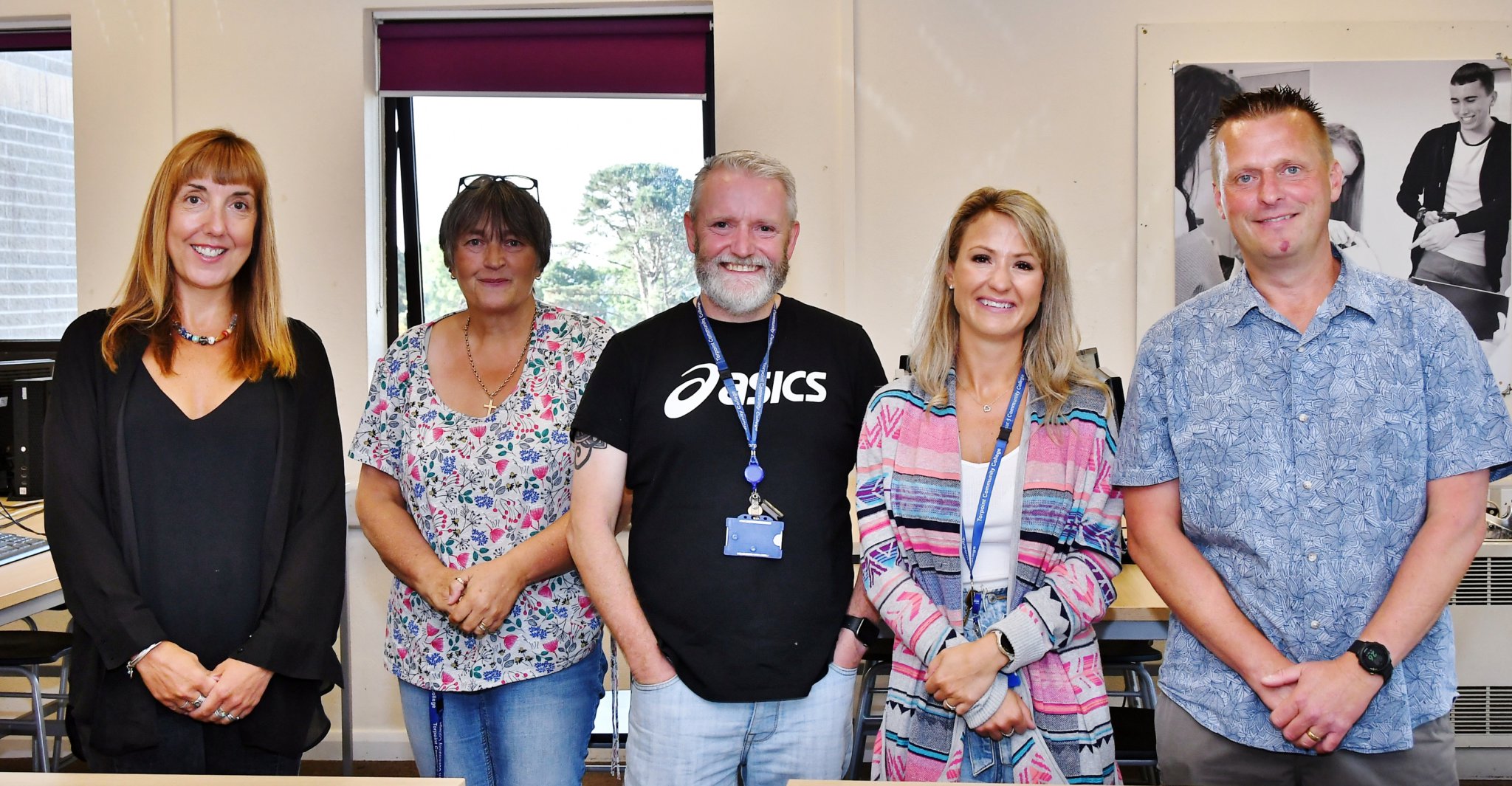 Torpoint Community College's proud teachers and headmaster on results day