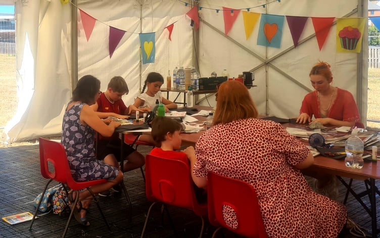 Collage Workshop with Charlotte Turner.