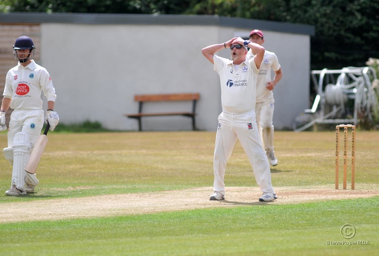 Action from the Devon Cricket League C Division West clash between Ashburton and Kingsbridge on Saturday.